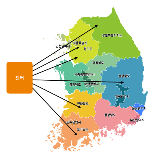 시간대 별로 다른 심야택시 탄력요금구간